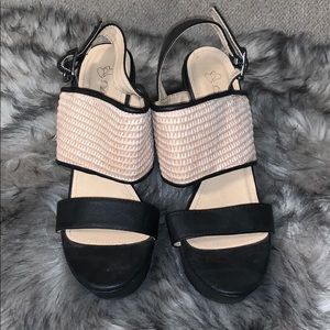 Black & Tan Wedges
